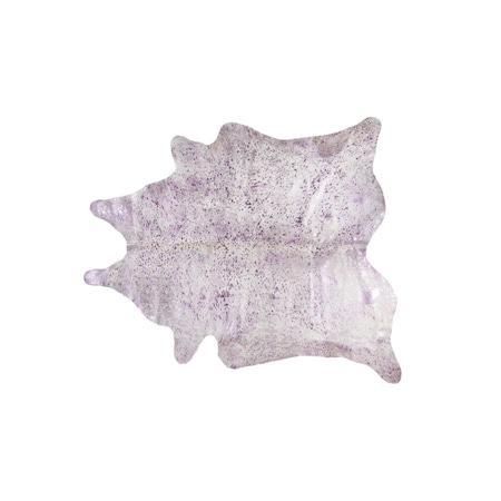 Escenografia Scotland Cowhide Rug, Grey, Pink & Silver - 6 x 7 ft. ES3088412